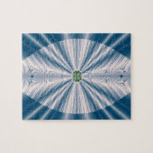 Puzzle Feuille bleue (Horizontal)