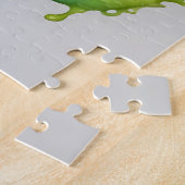 Puzzle Feuille d'aquarelle verte (Côté)