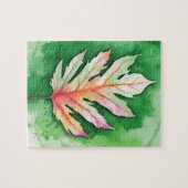 Puzzle Feuille d'automne (Horizontal)