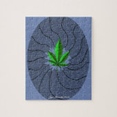 Puzzle Feuille de chanvre 13 (Vertical)