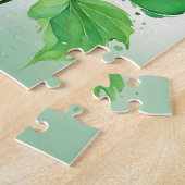 Puzzle Feuille de Maple verte (Côté)