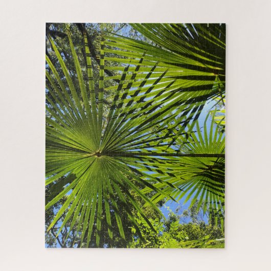 Puzzle feuille de palme (Vertical)