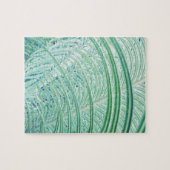 Puzzle Feuille de palmier de plante verte douce (Horizontal)