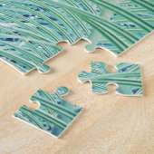 Puzzle Feuille de palmier de plante verte douce (Côté)