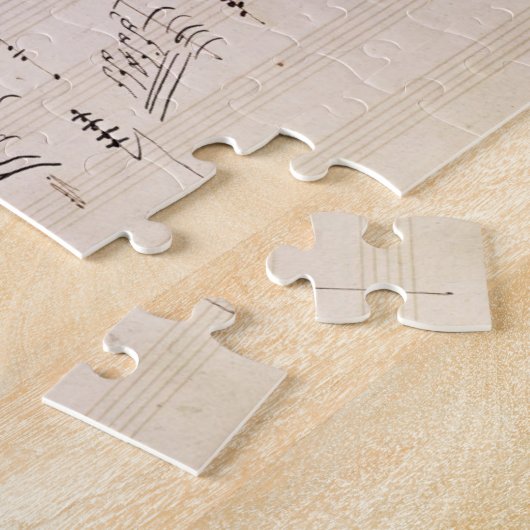 Puzzle Feuille de score de 'clair de lune Sonata (Côté)