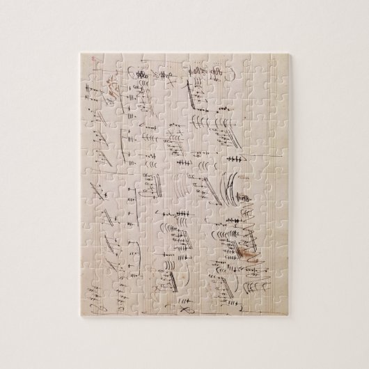 Puzzle Feuille de score de 'clair de lune Sonata (Vertical)