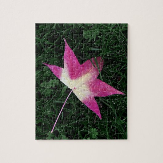 Puzzle Feuille d'érable (Vertical)