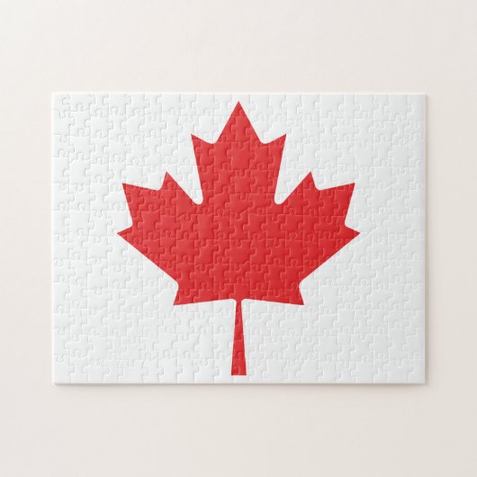 Puzzle feuille d'érable (Horizontal)