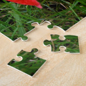 Puzzle Feuille d'érable aux couleurs vives (Côté)