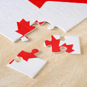 Puzzle Feuille d'érable du Canada (Côté)