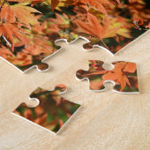 Puzzle Feuille d'érable japonais coloré (Côté)