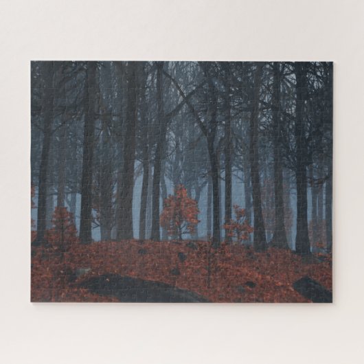 Puzzle Feuille d'hiver (Horizontal)