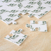 Puzzle feuille ☃ enneigé (Côté)
