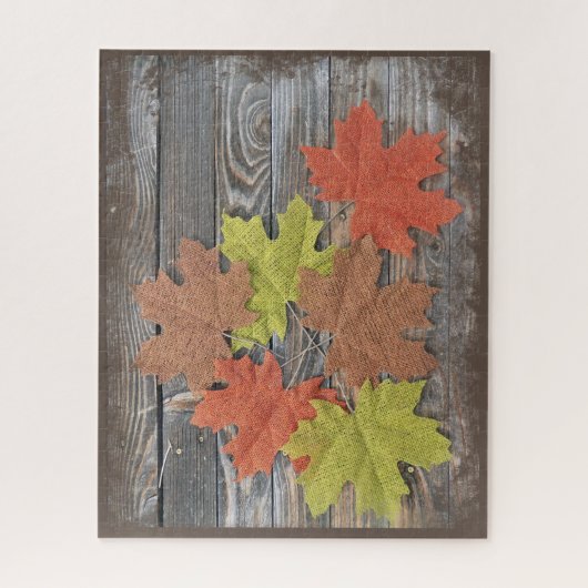 Puzzle Feuille éparpillé (Vertical)