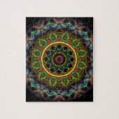 Puzzle feuille formé par oeuf de spirograph (Vertical)