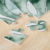 Puzzle Feuille fractionnée de palme tropicale (Côté)