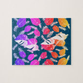 Puzzle Feuille rose (Horizontal)