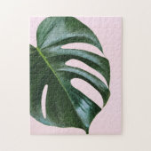 Puzzle Feuille tropicale Monstera (Vertical)