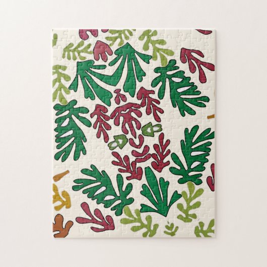 Puzzle Feuilles Abstraits, #2 (Vertical)
