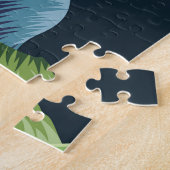 Puzzle Feuilles Abstraits : Ligne Polygonale Sans Couche. (Côté)