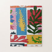 Puzzle Feuilles Abstraits, Style impressionniste (Vertical)