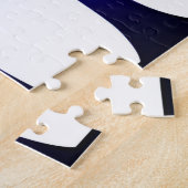 Puzzle Feuilles arc-en-ciel Abstraits et Silhouettes noir (Côté)