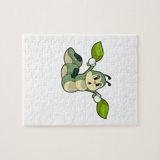 Puzzle Feuilles Caterpillar (Horizontal)