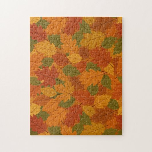 Puzzle Feuilles classiques d'automne à motifs (Vertical)