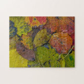 Puzzle Feuilles colorés après la pluie (Horizontal)