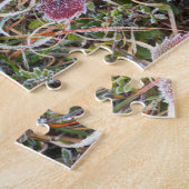 Puzzle Feuilles couvertes de givre, Canada (Côté)