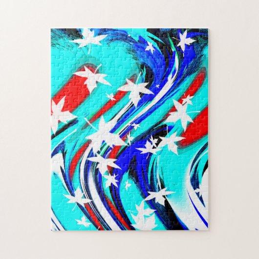 Puzzle Feuilles dansants (Vertical)