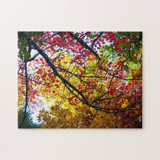 Puzzle Feuilles d'automne à Walden Pond (Horizontal)