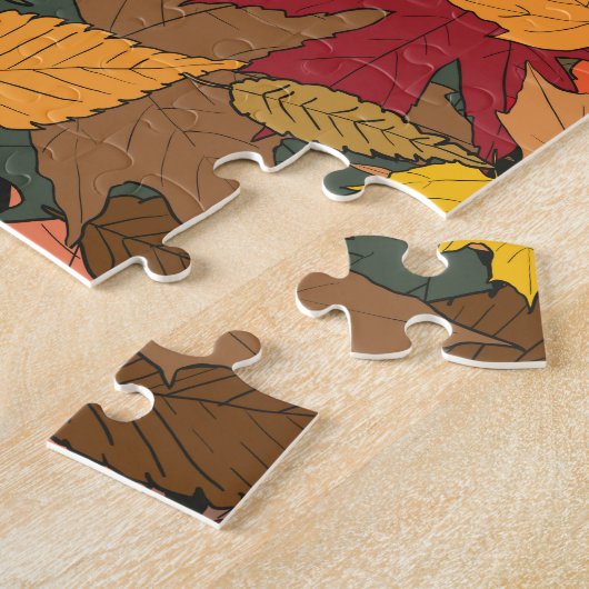 Puzzle Feuilles d'automne colorées (Côté)