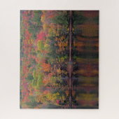 Puzzle Feuilles d'automne Couleur d'automne Scène Jigsaw  (Vertical)