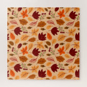 Puzzle Feuilles d'automne, motif simple et enfantin. (Horizontal)