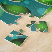 Puzzle Feuilles de jardin frais (Côté)