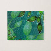 Puzzle Feuilles de jardin frais (Horizontal)
