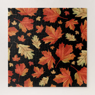Puzzle Feuilles de l'érable d'automne Thanksgiving Motif