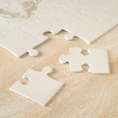 Puzzle Feuilles de Sepia avec papillons colorés (Côté)