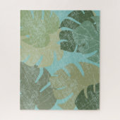Puzzle Feuilles dénaturés tropicaux (Vertical)