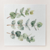 Puzzle Feuilles d'eucalyptus botanique à l'aquarelle (Horizontal)