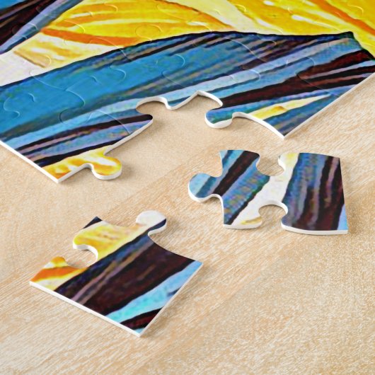 Puzzle Feuilles en couleurs (Côté)