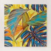 Puzzle Feuilles en couleurs (Horizontal)