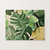 Puzzle Feuilles florales/hawaïennes/tropicales (Horizontal)