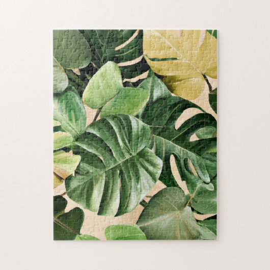 Puzzle Feuilles florales/hawaïennes/tropicales (Vertical)