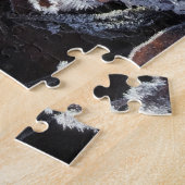 Puzzle Feuilles givrés (Côté)
