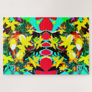 Puzzle Feuilles jaunes saison automne art