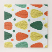 Puzzle Feuilles peints de couleur, cadre d'affaires brill (Horizontal)