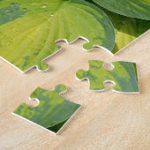 Puzzle Feuilles plantes de printemps vert (Côté)