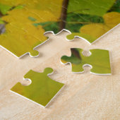 Puzzle Feuilles rouges jaunes et verts (Côté)